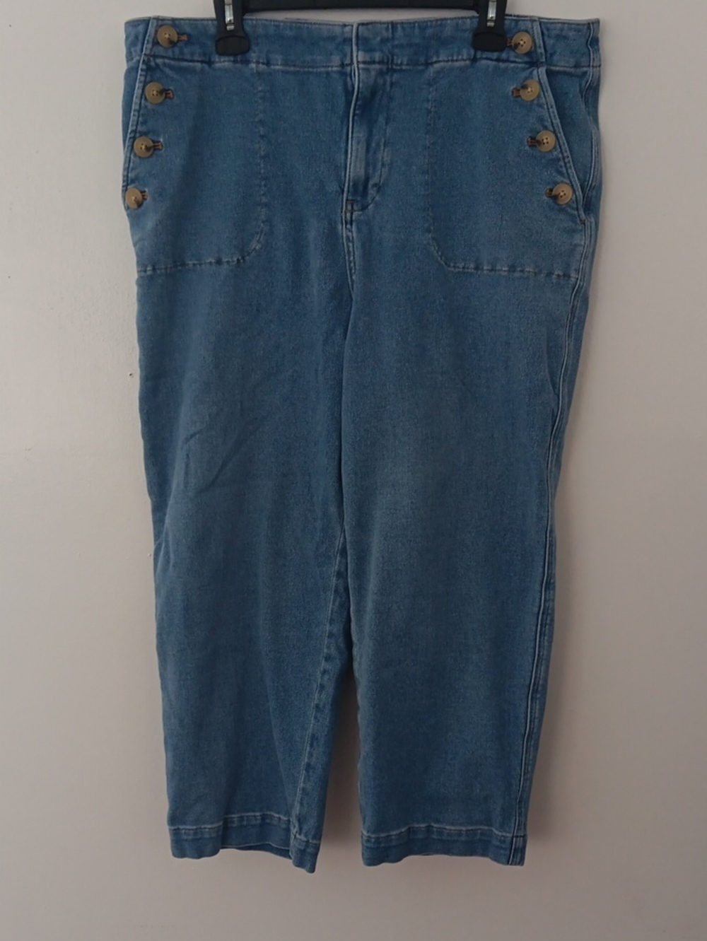 Talbots Sailor Button Denim Jeans #3822